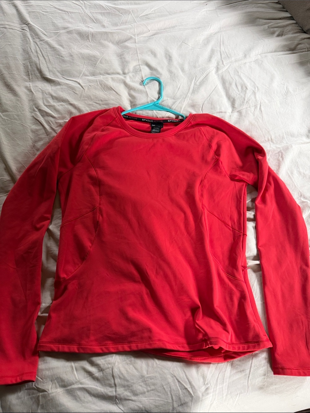 Spider Women's Long Sleeve Active Top - Bright Red
